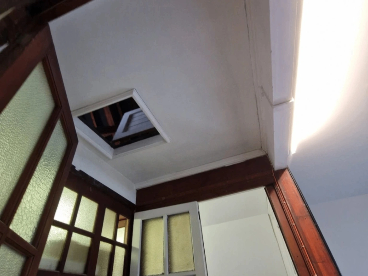 UPVC spraying before and after